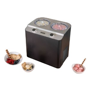Aparat za pripravo sladoleda Doppio, 2,4 l, 250 W, črn - Unold