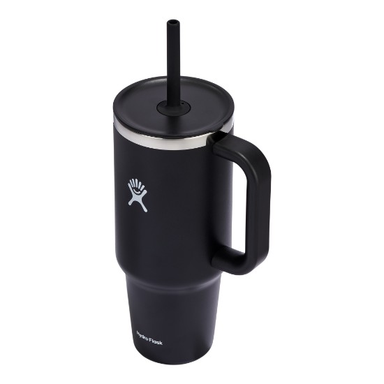 Термоизолирана чаша, неръждаема стомана, 1,18 л, „All Around Travel“, Black - Hydro Flask