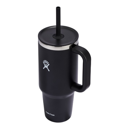 Termisk isolert glass, rustfritt stål, 1,18L, 'All Around Travel', Black - Hydro Flask