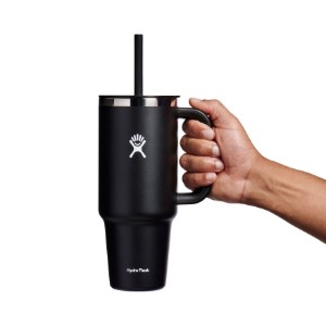 Toplinski izolirana čaša, nehrđajući čelik, 1.18L, 'All Around Travel', Black - Hydro Flask