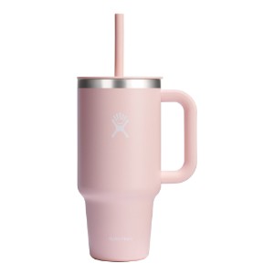 Tumbler inslithe go teirmeach, cruach dhosmálta, 950ml, 'Ar Timpeall Taisteal', Trillium - Hydro Flask