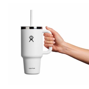 Toplinski izolirana čaša, nehrđajući čelik, 950 ml, 'All Around Travel', White - Hydro Flask