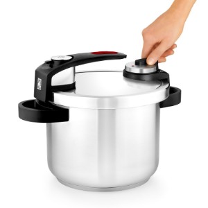 Pressure cooker set, stainless steel, 4 L + 7 L, "Tekna" - BRA