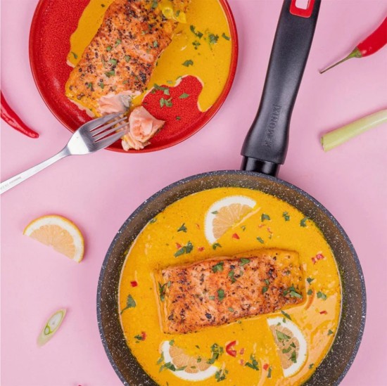 Aluminum frying pan, 20 cm, "Titan Rock" - Monix