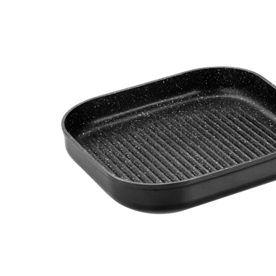 Grill pan, aluminum, 28 x 28 cm, "Titan Rock" - Monix