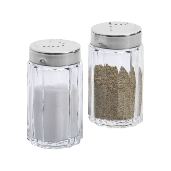 Set med salt- och pepparkornsbehållare, glas, 50 ml - Westmark