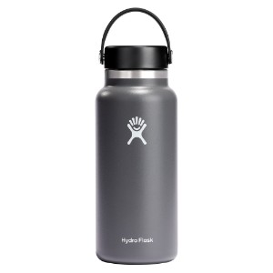Thermal-insulating bottle, stainless steel, 950ml, "Wide Mouth", Stone - Hydro Flask
