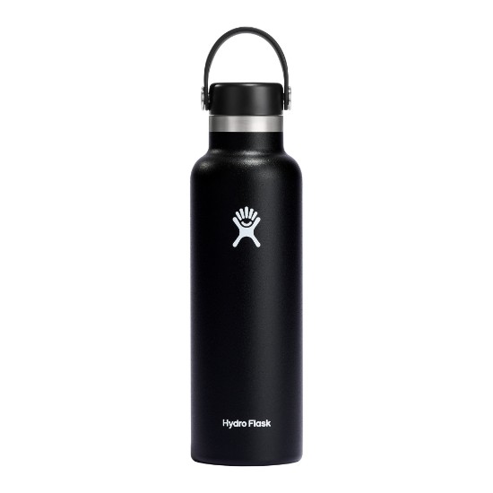 Bottiglia termoisolante, acciaio inossidabile, 620ml, "Standard", Black - Hydro Flask