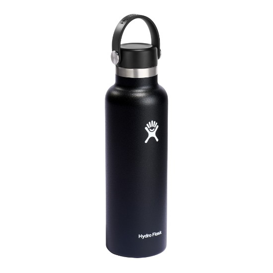 Isı yalıtımlı şişe, paslanmaz çelik, 620ml, "Standard", Black - Hydro Flask