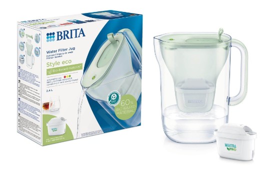 Water filtering jug Style Eco 2.4 L Maxtra PRO (Powder Green)