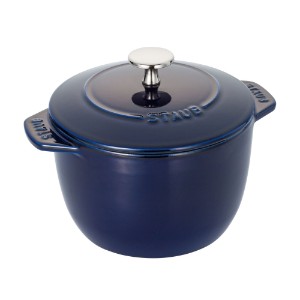 Cocotte rice cooking pot, cast iron, 20cm/3L, Dark Blue - Staub