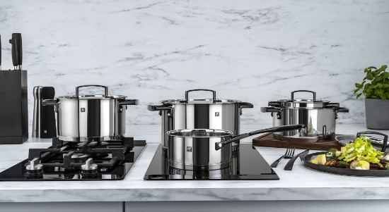 Batería de cocina de 9 piezas de acero inoxidable 'Bellasera' - Zwilling