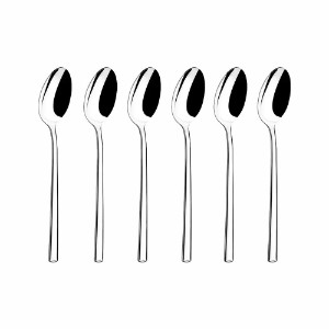 Set of 6 coffee spoons, stainless steel, "Verona" - BRA