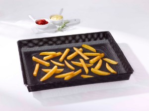 Antihaftbeschichteter Grillkorb für Backofen, Glasfaser, 3 l – NoStik
