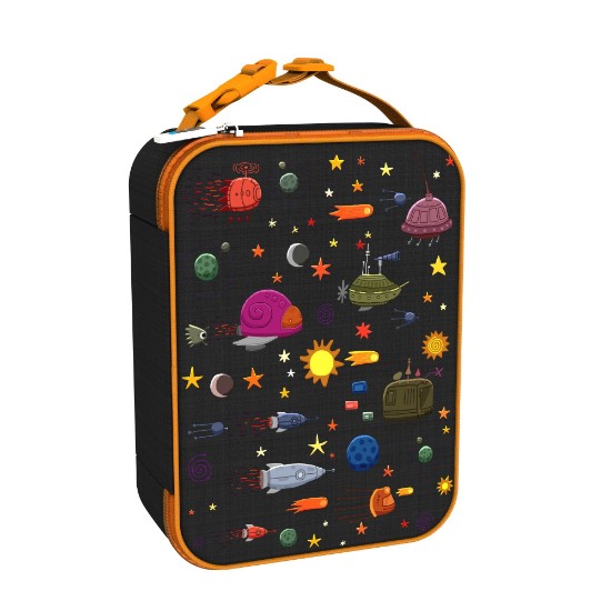 Sac à lunch thermo-isolant, 26,5 × 19,5 cm, Spaceships - Ion8