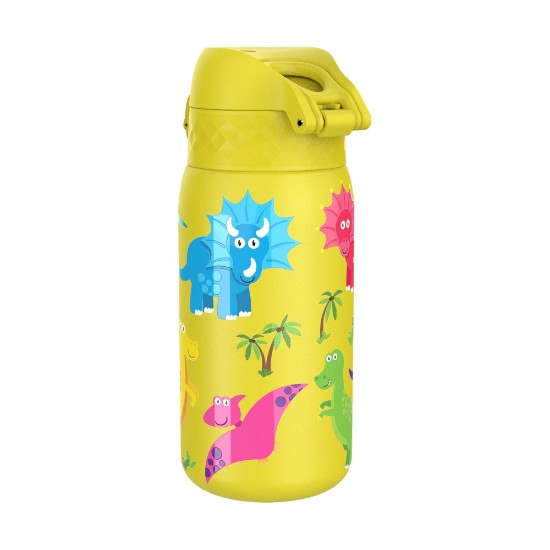 Детска бутилка за вода, неръждаема стомана, 320 мл, Dinosaurs - Ion8