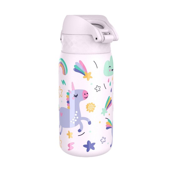 Water bottle for children, stainless steel, 320 ml, Unicorns - Ion8