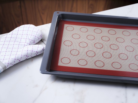 Bageplade til macarons, silikone, 30 × 40 cm - NoStik