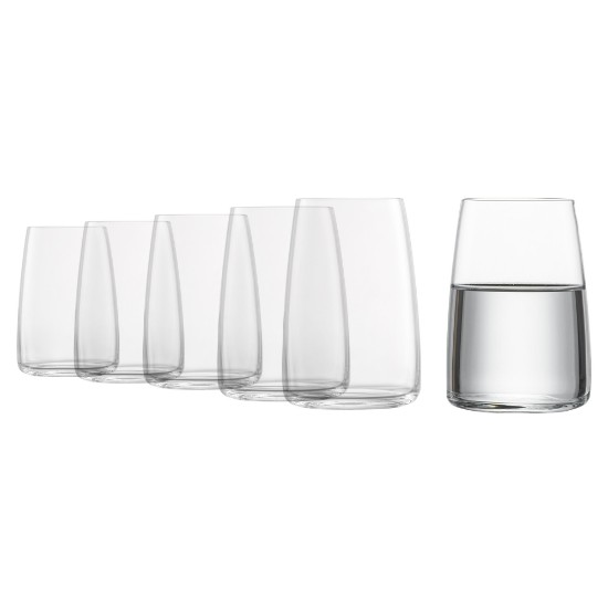 Sraith tumbler uisce 6 ríomhaire, 500 ml, "Sensa" - Schott Zwiesel