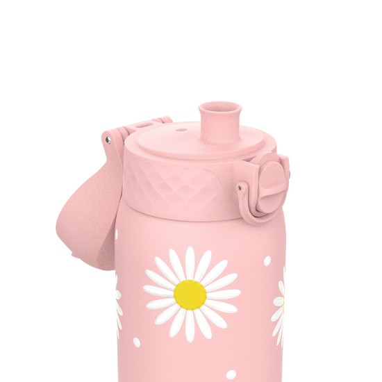Garrafa de água para crianças, aço inoxidável, 400 ml, Daisies - Ion8