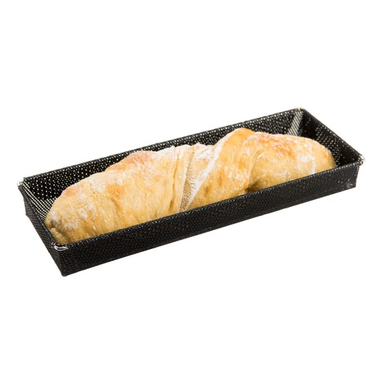 Tráidire bréifneach le haghaidh baguettes bácála, gloine snáithín, 30 × 8 × 3 cm - NoStik