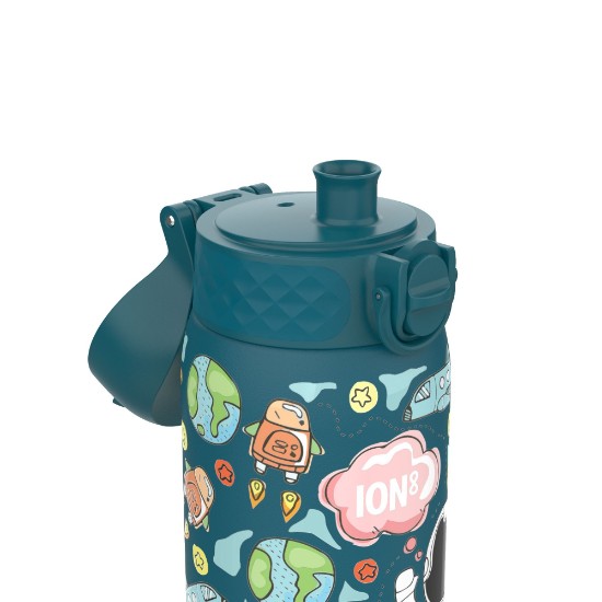 Детска бутилка за вода, неръждаема стомана, 400 мл, Space - Ion8