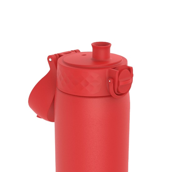 Garrafa de água "Slim", aço inoxidável, 500 ml, vermelha - Ion8