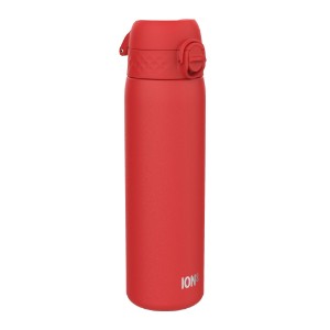 Бутилка за вода "Slim", неръждаема стомана, 500 ml, Червена - Ion8