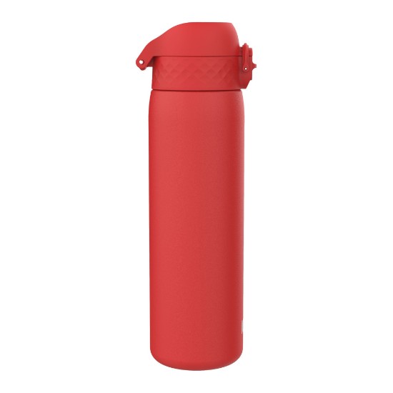 "Slim" water bottle, stainless steel, 500 ml, Red - Ion8