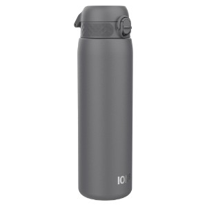 Wasserflasche, Edelstahl, 920 ml, Grau – Ion8