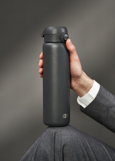 Water bottle, stainless steel, 920 ml, Grey - Ion8