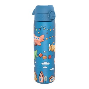 "Slim" water bottle for children, recyclon™, 500 ml, Airplanes - Ion8