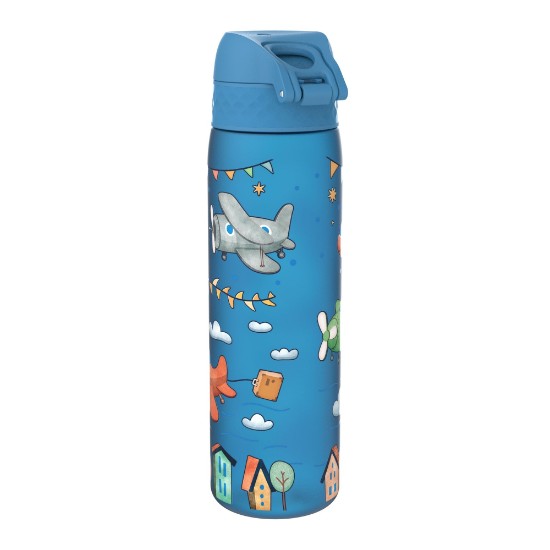 "Slim" μπουκάλι νερού για παιδιά, recyclon™, 500 ml, Airplanes - Ion8