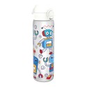 Borraccia "Slim" per bambini, recyclon™, 500 ml, Robots - Ion8