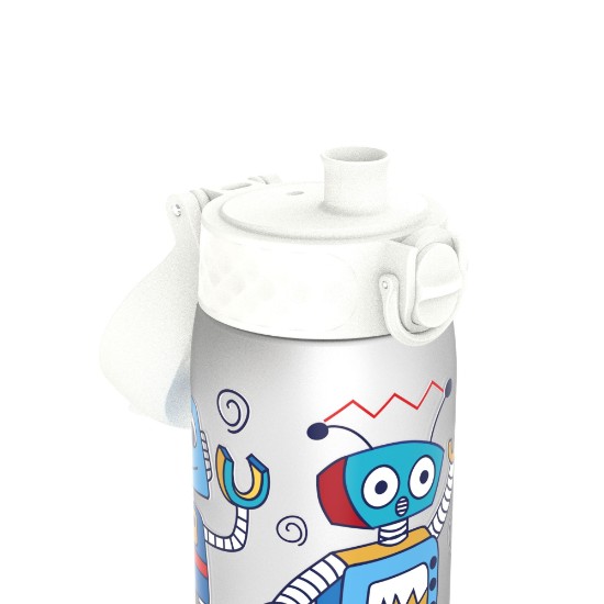 "Slim" boca za vodu za djecu, recyclon™, 500 ml, Robots - Ion8