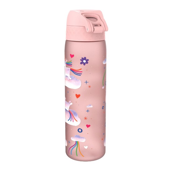 Botella de agua "Slim" para niños, recyclon™, 500 ml, Unicorn Rainbows - Ion8