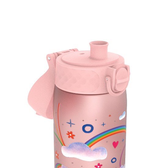 "Slim" vandflaske til børn, recyclon™, 500 ml, Unicorn Rainbows - Ion8