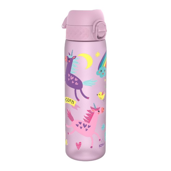 Botella de agua "Slim" para niños, recyclon™, 500 ml, Unicorns - Ion8