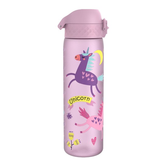 "Slim" vandflaske til børn, recyclon™, 500 ml, Unicorns - Ion8