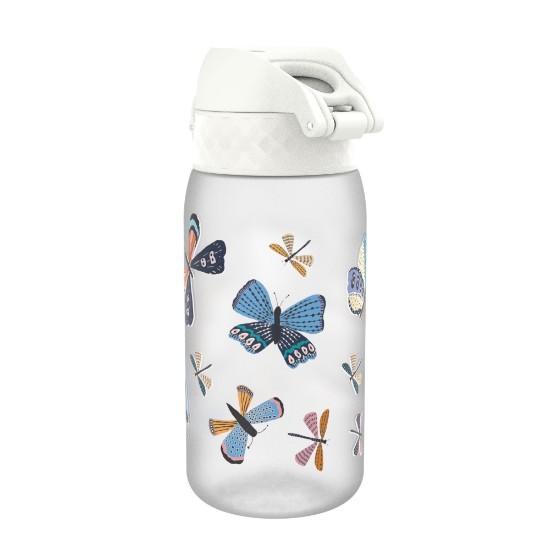 Vattenflaska för barn, recyclon™, 350 ml, Butterflies - Ion8