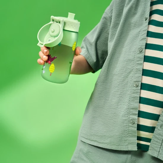 Бутылка для воды детская, recyclon™, 350 мл, Dinosaurs - Ion8