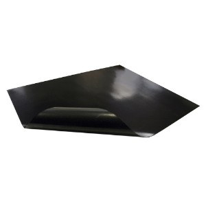 Plech na pečenie, opakovane použiteľný, sklolaminát, 40 × 33 cm, čierny - NoStik