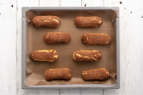Baking sheet, reusable, fibreglass, 40 × 33 cm, Brown - NoStik