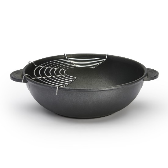 Grill le haghaidh wok, 32 cm, cruach dhosmálta - de Buyer
