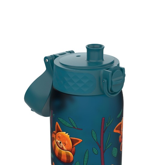 Butelka na wodę dla dzieci, Recyclon™, 350 ml, Red Pandas - Ion8