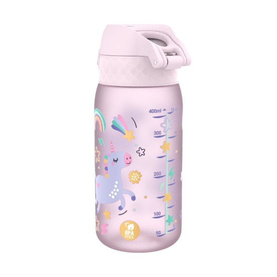 Water bottle for children, recyclon™, 350 ml, Unicorns - Ion8