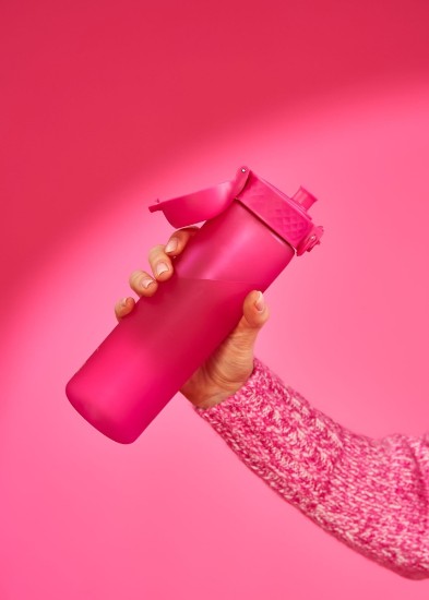 "Slim" water bottle, recyclon™, 500 ml, Pink - Ion8