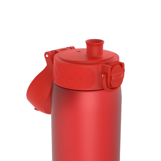 "Slim" vattenflaska, recyclon™, 500 ml, Röd - Ion8