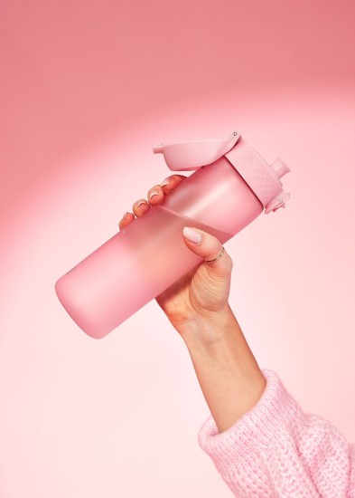 "Slim" fľaša na vodu, recyclon™, 500 ml Rose Quartz - Ion8