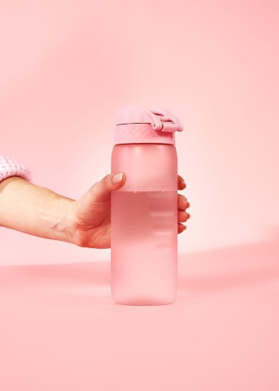 "Slim" vannflaske, recyclon™, 500 ml Rose Quartz - Ion8
